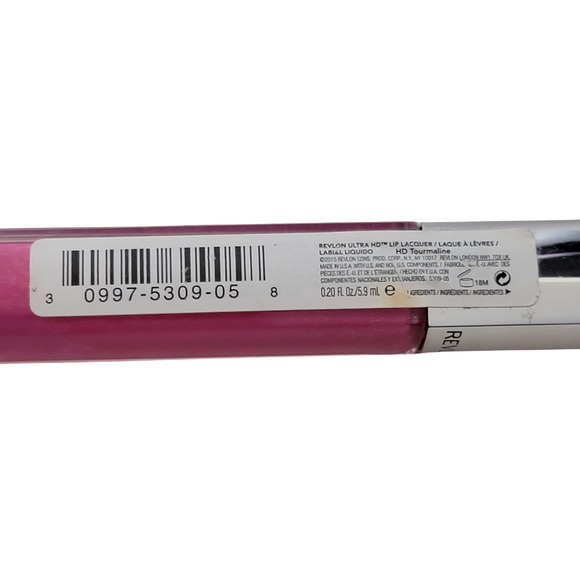 Revlon Sparkly Pink Ultra HD Lip Lacquer Lipstick 510 Tourmaline - Picture 3 of 4